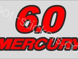 Mercury-6.0 losse sticker