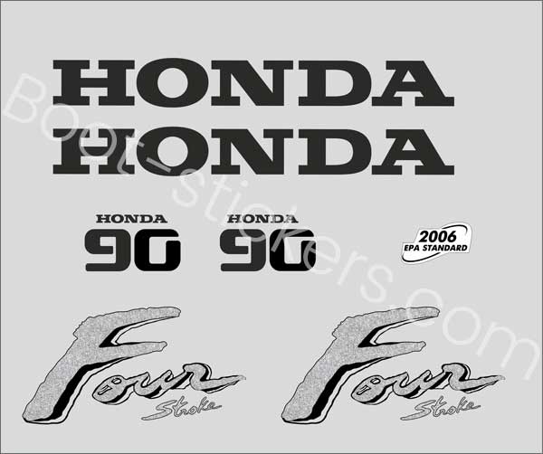 Honda four stroke 90pk