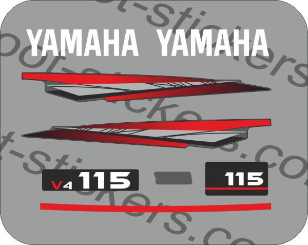 Yamaha V4 115pk zilver 1998-2001