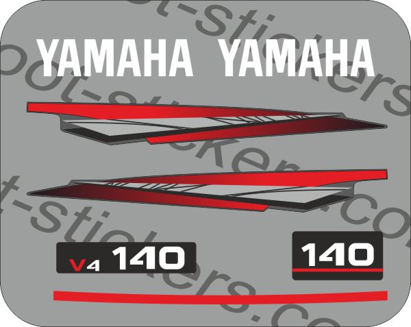 Yamaha V4 140pk zilver 1998-2001