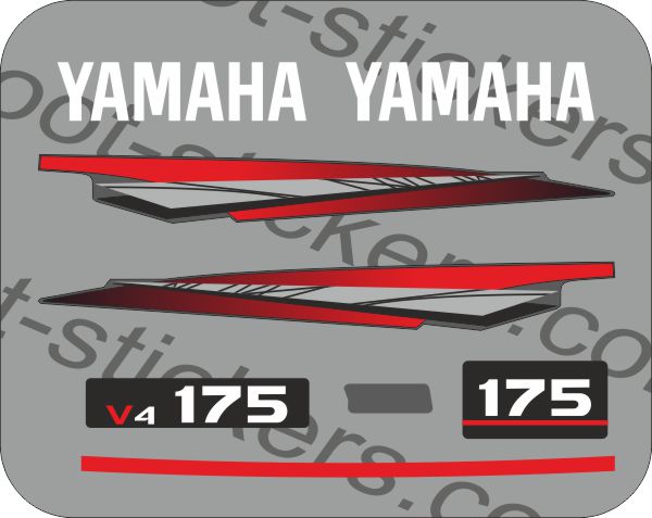Yamaha V4 175pk zilver 1998-2001