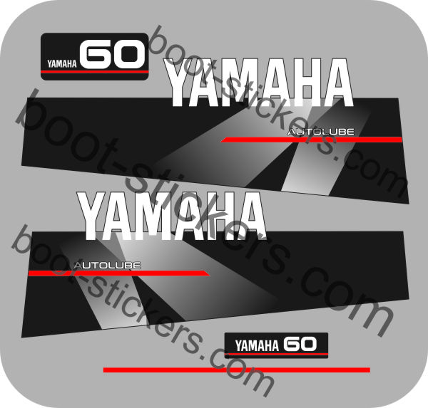 Yamaha 60 pk autolube grijs