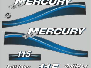 Mercury 115 optimax saltwater 1999-2004 blauw